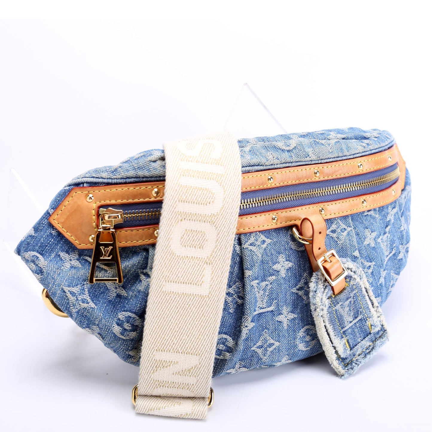 Louis Vuitton High Rise Bumbag Denim Monogram