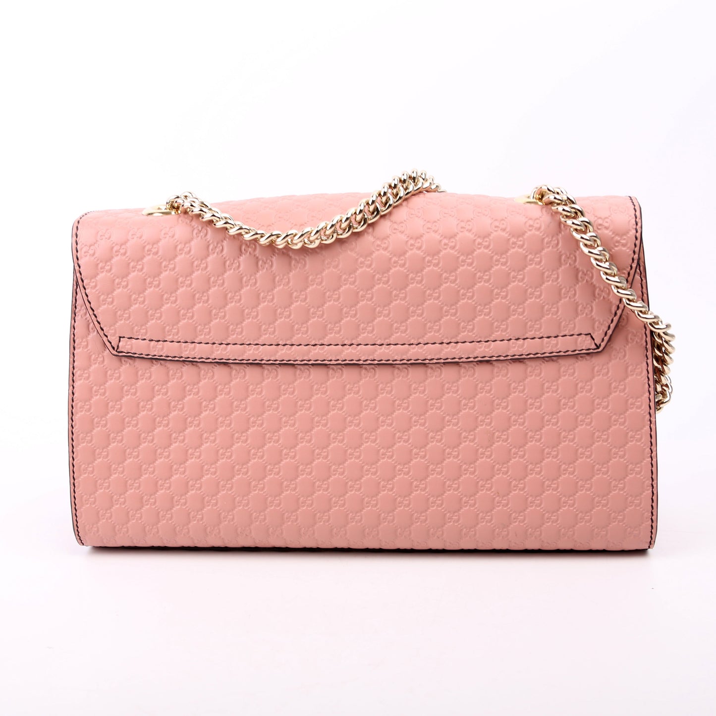 Gucci 449635 Emily Micro Medium Chain Pink Bag