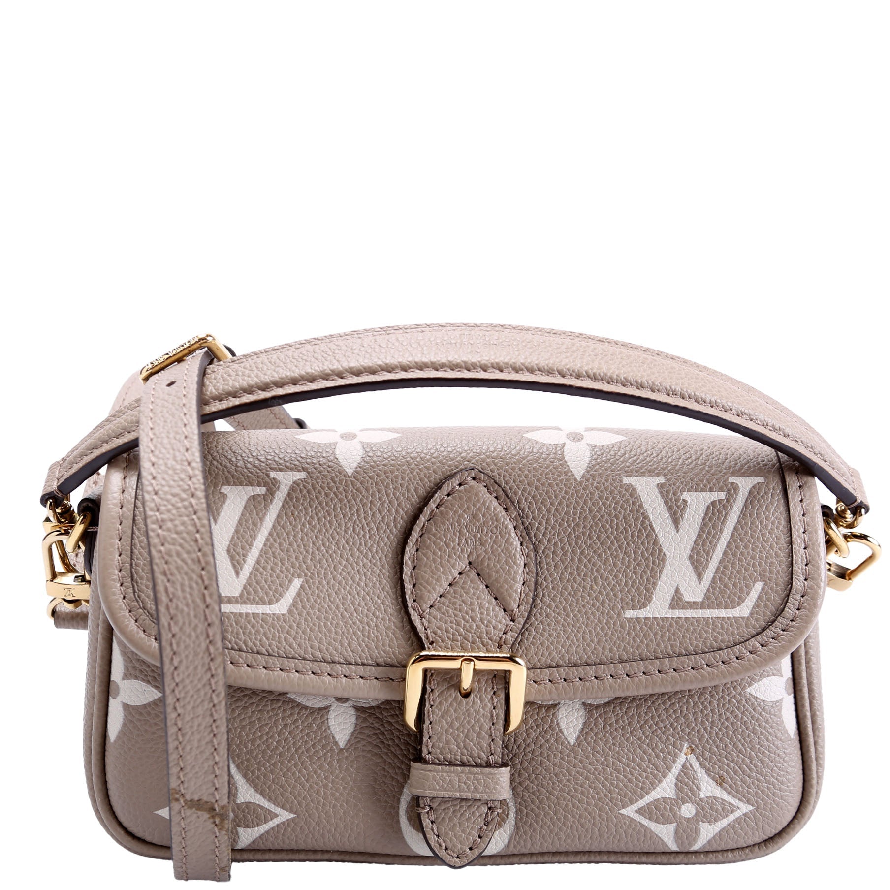 Louis Vuitton Nano Diane Bi-Color Empriente Turtle Dove