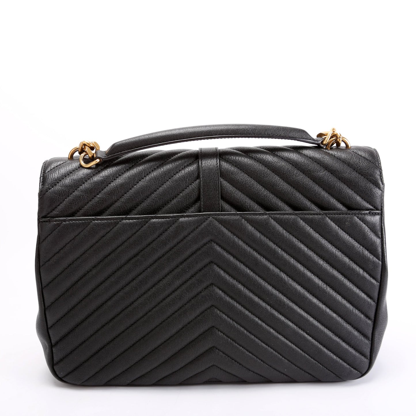 Saint Laurent College Large Large 392738 Black Bag