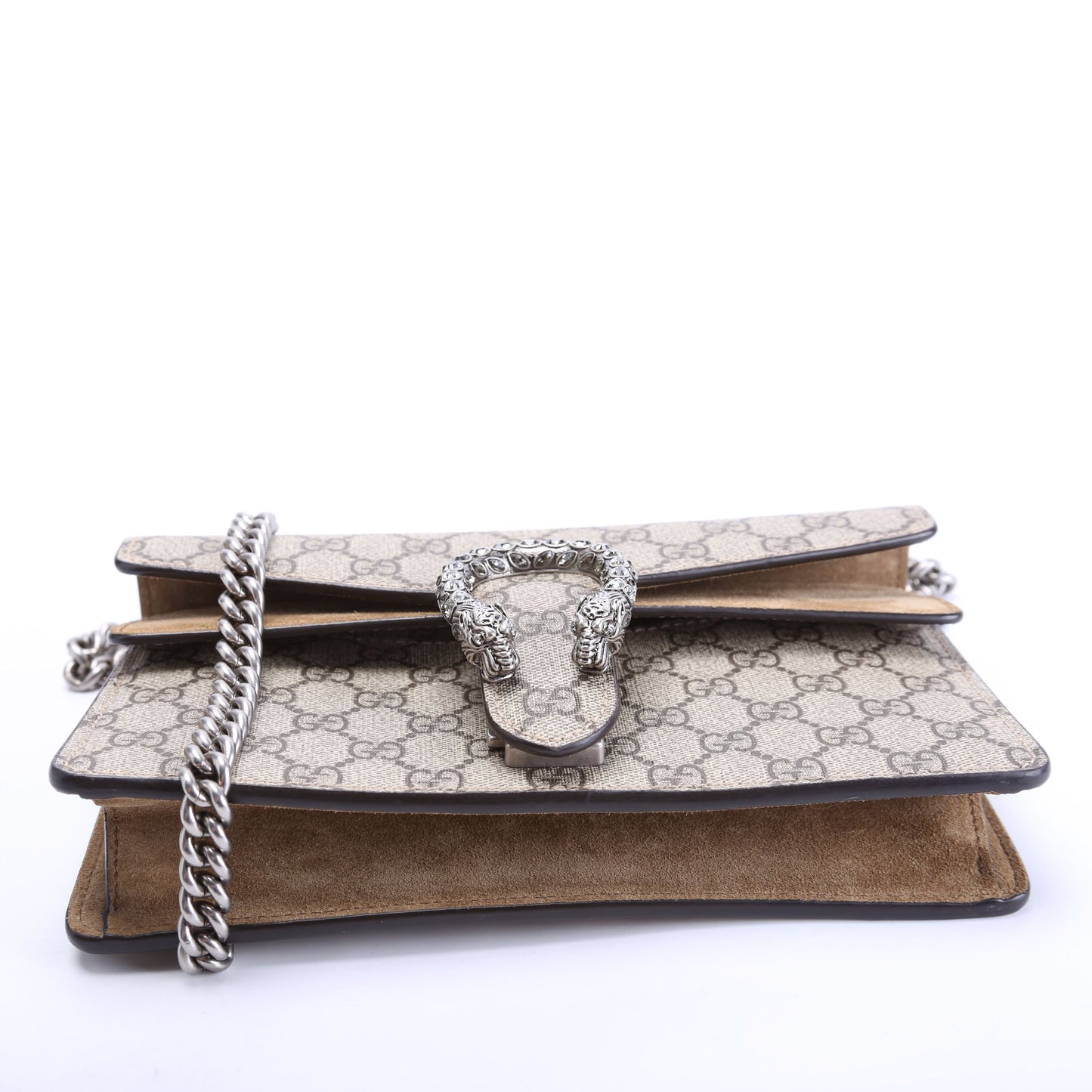 Gucci 499623 Dionysus Small GG Supreme Tan Bag