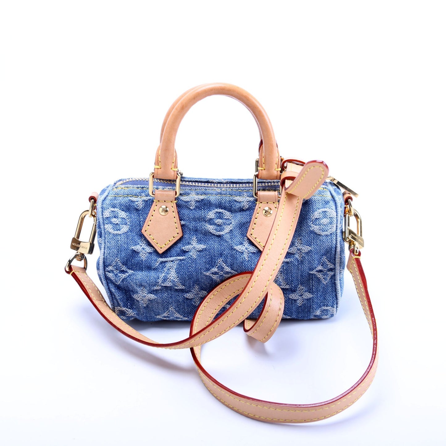 Louis Vuitton Nano Speedy Denim