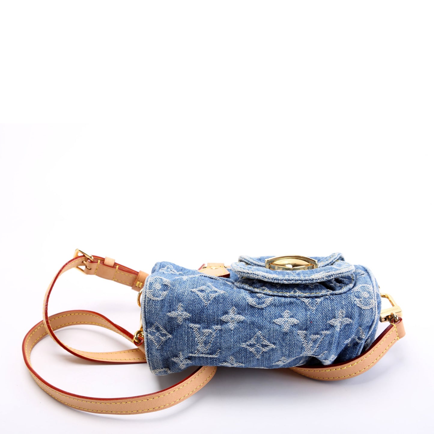 Louis Vuitton Nano Speedy Denim