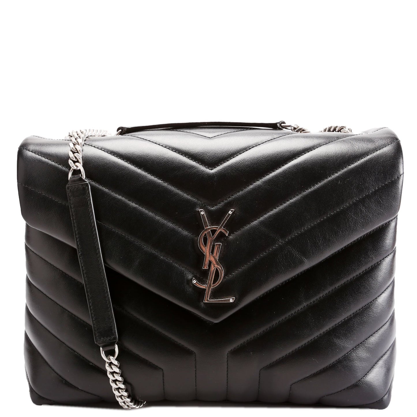 Saint Laurent LouLou Medium Quilted 574946 Black Bag
