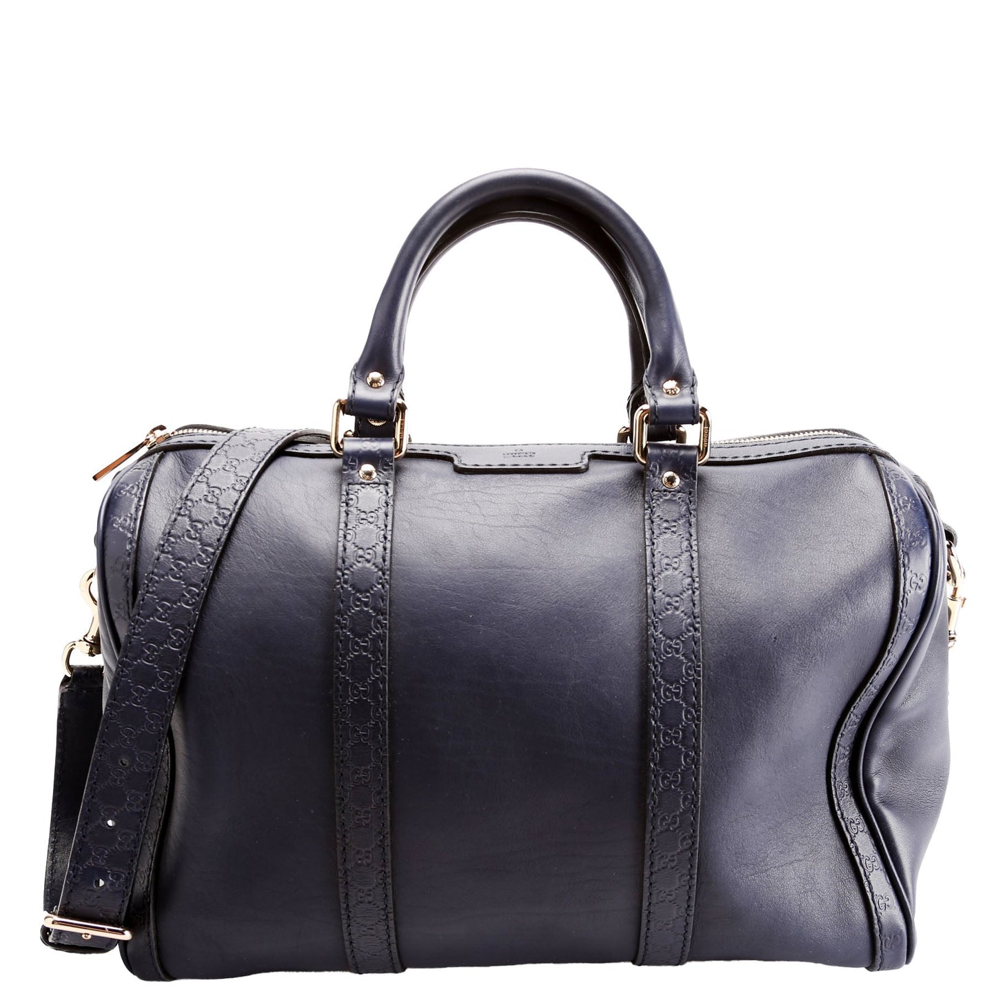 Gucci 247205 Boston Micro Navy Bag