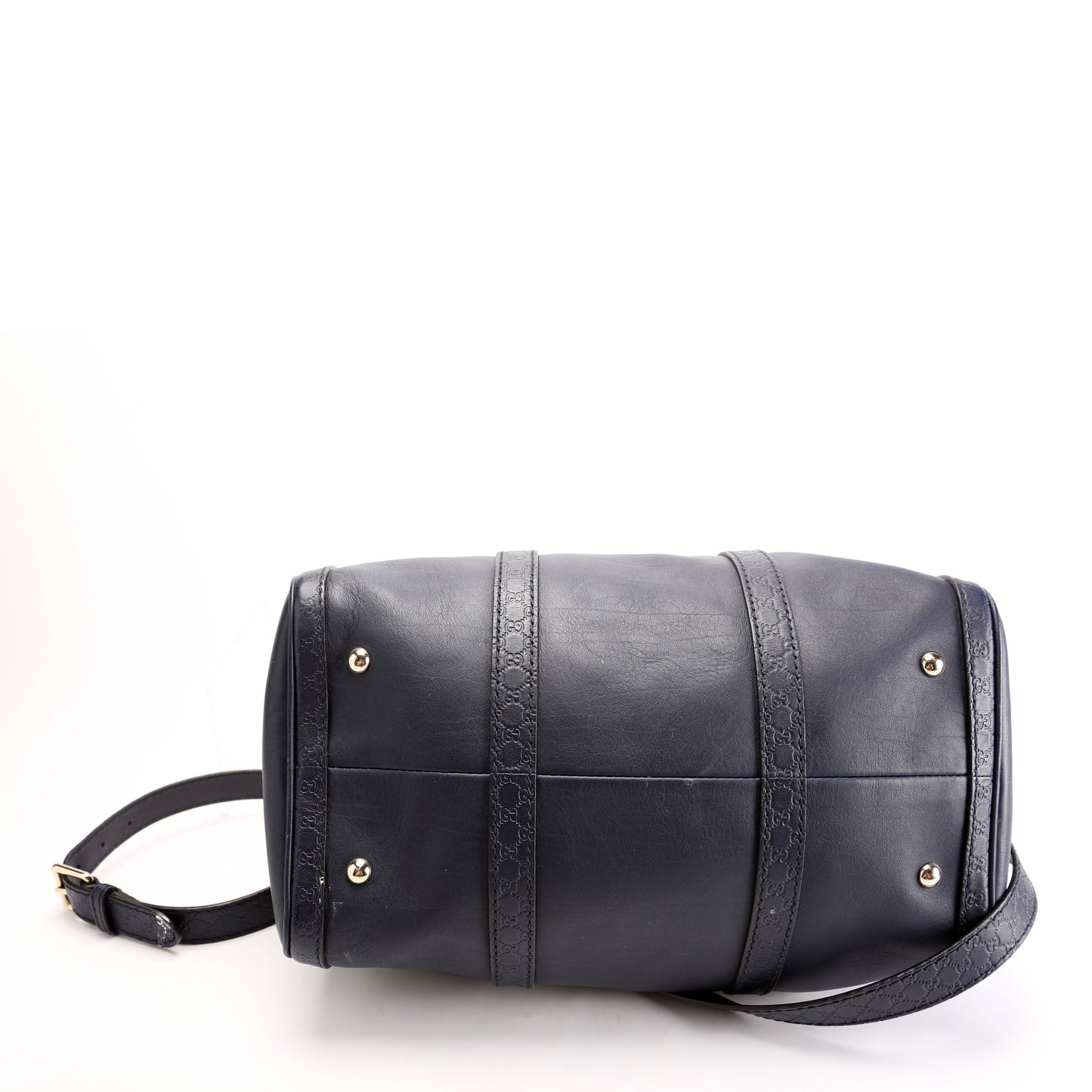 Gucci 247205 Boston Micro Navy Bag