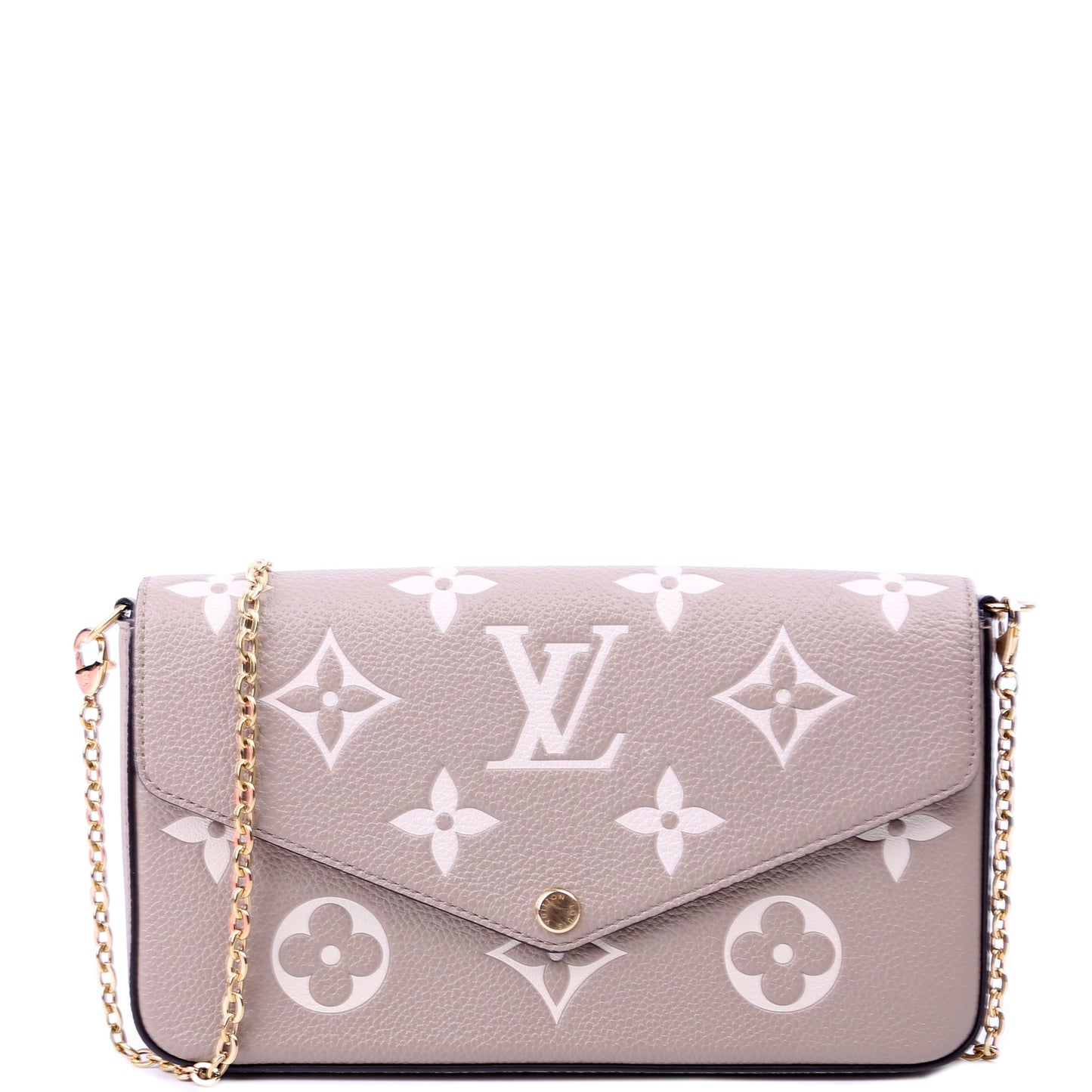 Louis Vuitton Pochette Felicie Bicolor Empreinte Turtledove