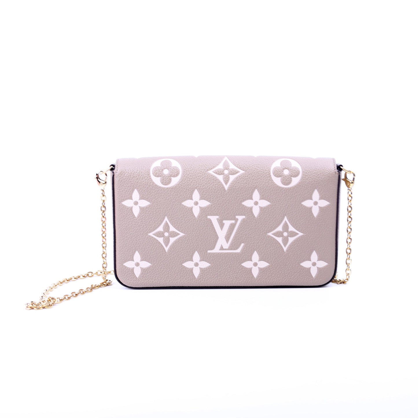 Louis Vuitton Pochette Felicie Bicolor Empreinte Turtledove