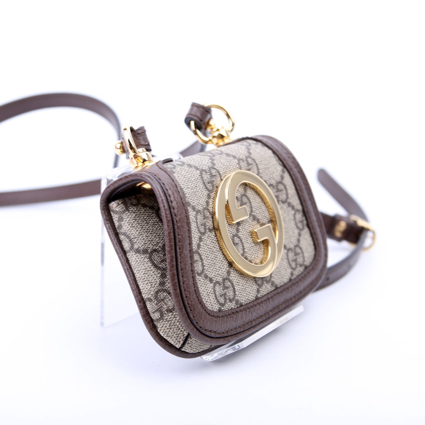 Gucci 698635 GG Supreme Blondie Micro Wallet on Strap Bag