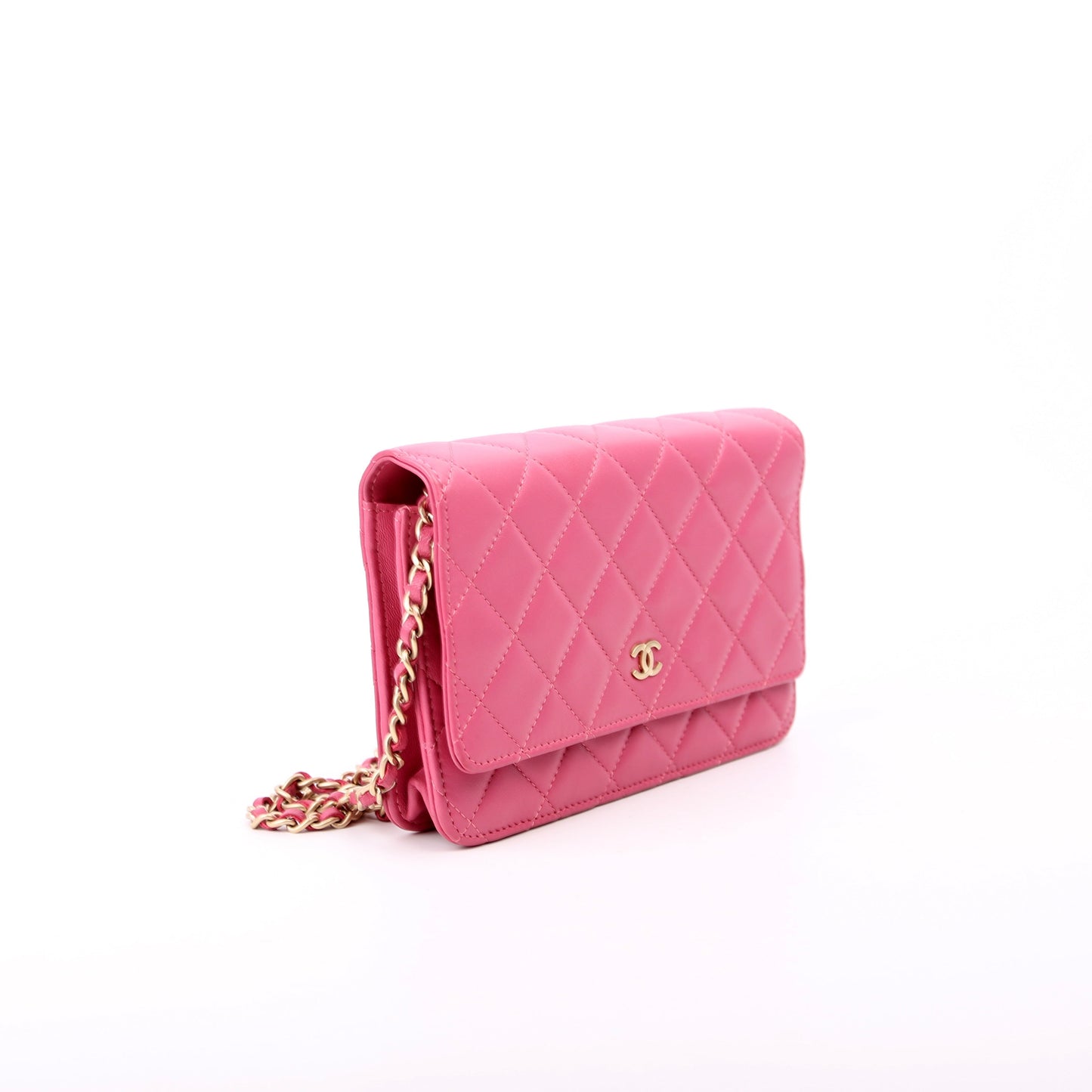 Chanel WOC Classic Quilted Lambskin Pink Bag
