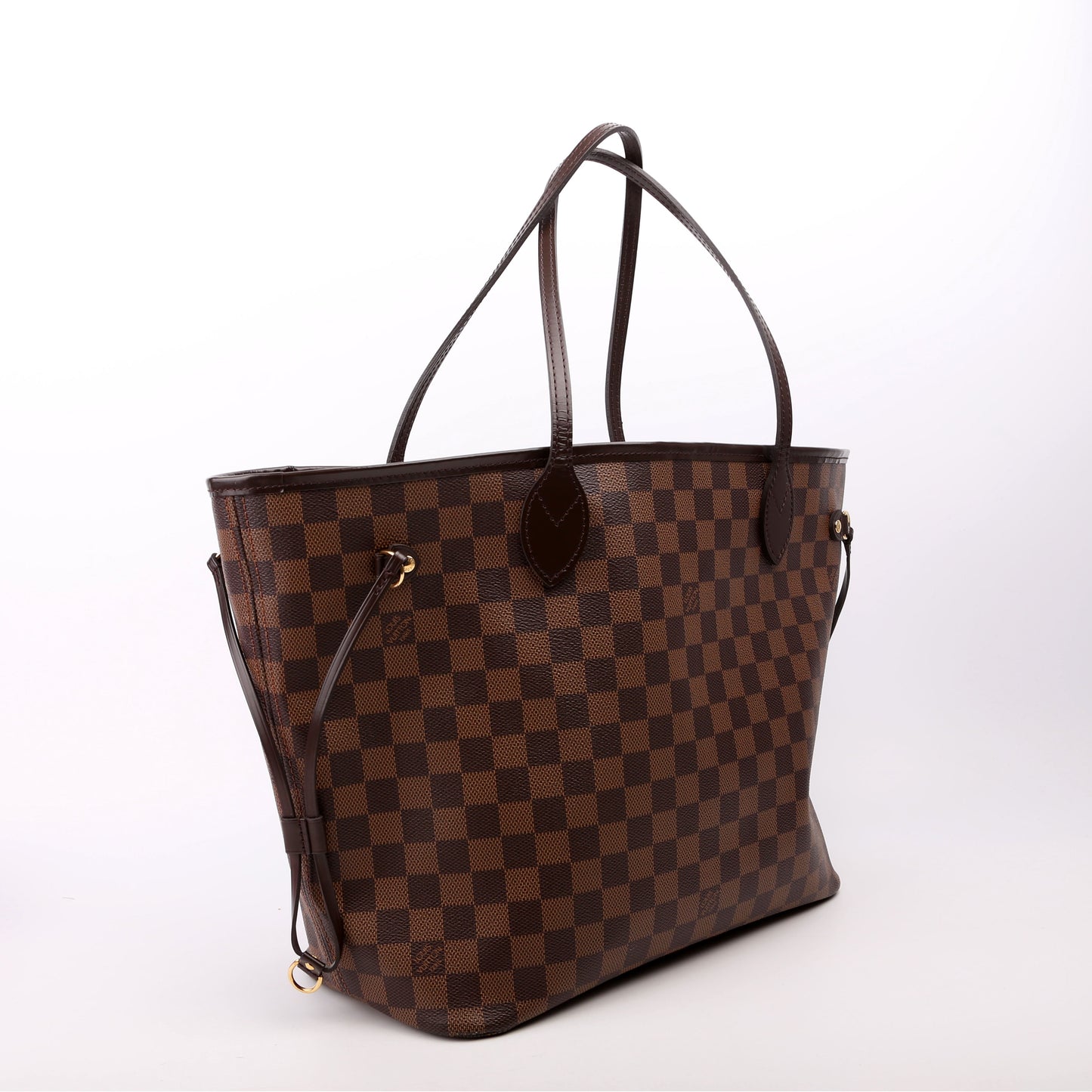 Louis Vuitton Neverfull with Wallet MM Damier Ebene