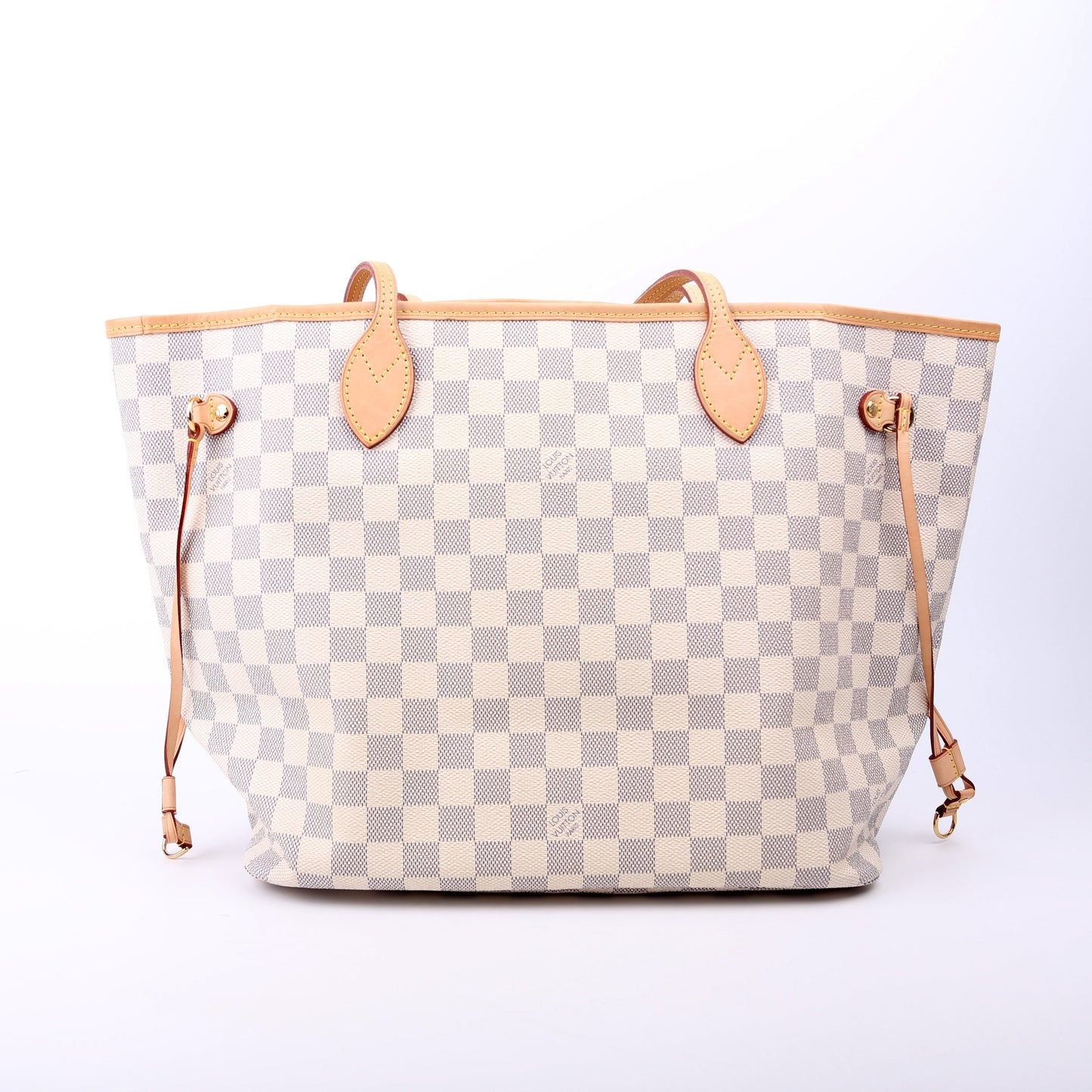 Louis Vuitton Neverfull with Wallet MM Damier Azur