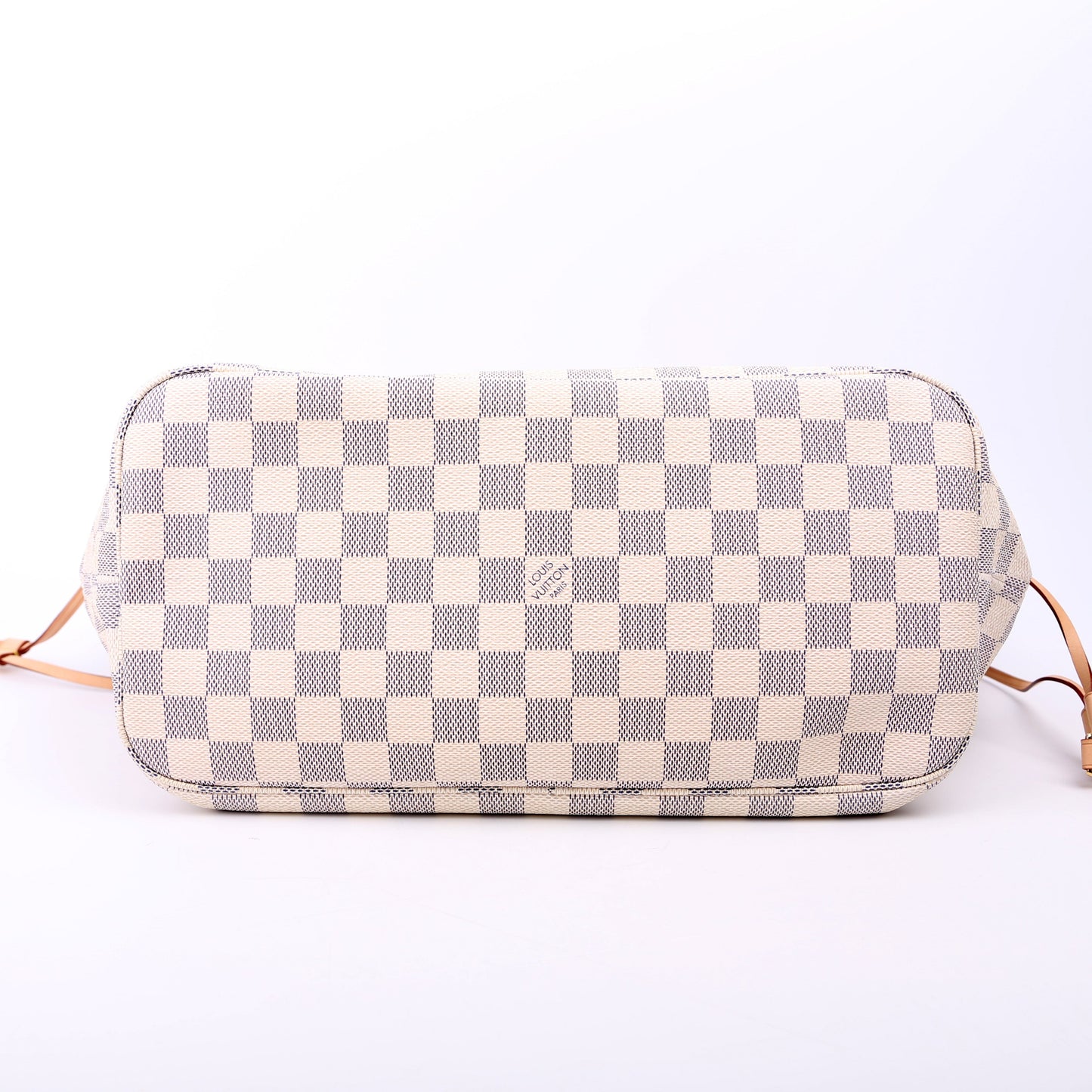 Louis Vuitton Neverfull with Wallet MM Damier Azur