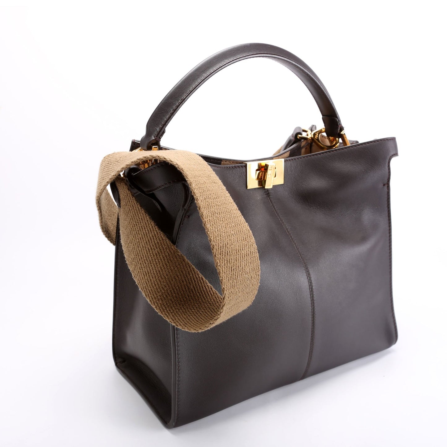 Fendi 8BN310 Peekaboo X-Lite Medium Black Bag
