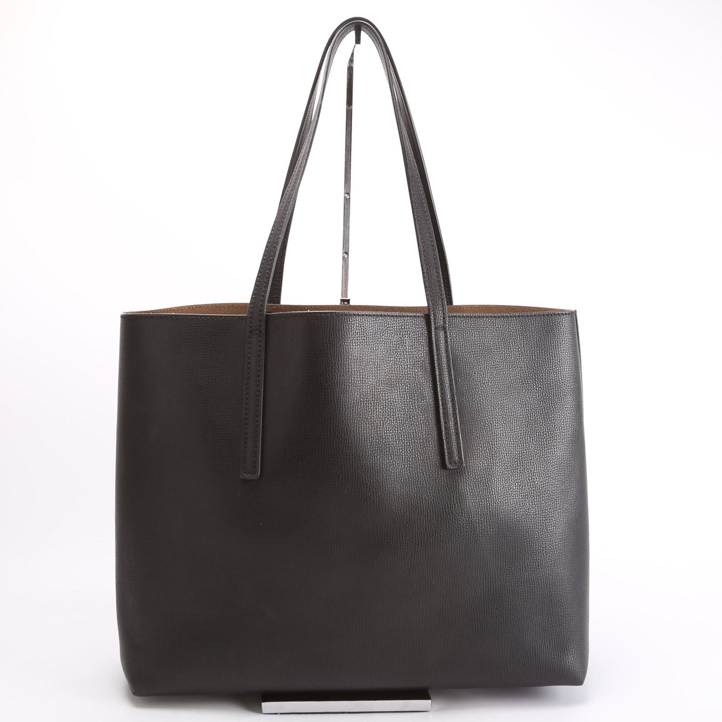 Fendi 8BH348 F Logo Shopper Black Bag