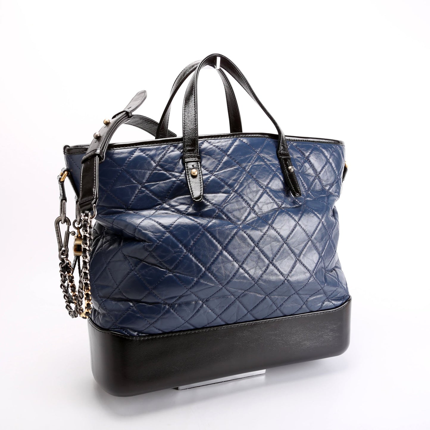 Chanel Gabrielle Shopping Tote Large 23M Blue/Black Bag