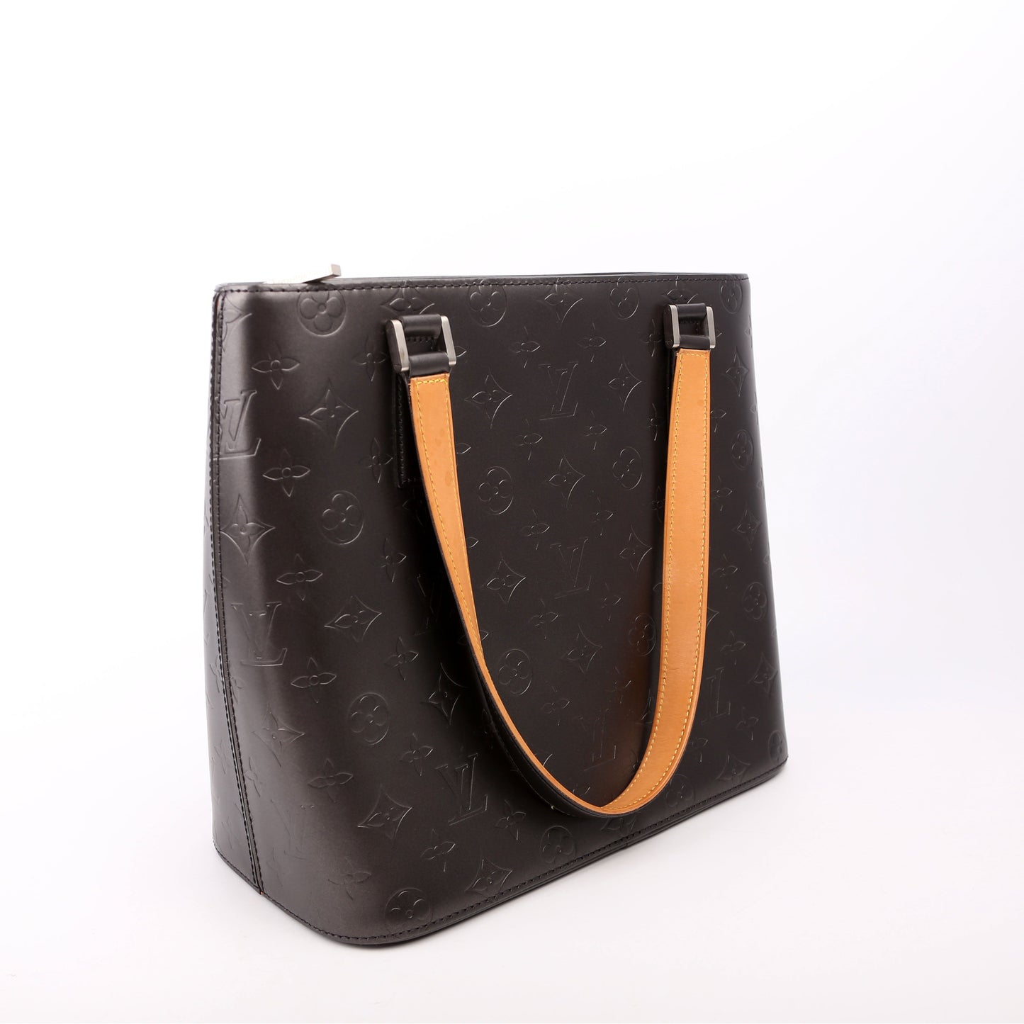 Louis Vuitton Stockton Monogram Matte Leather Grey