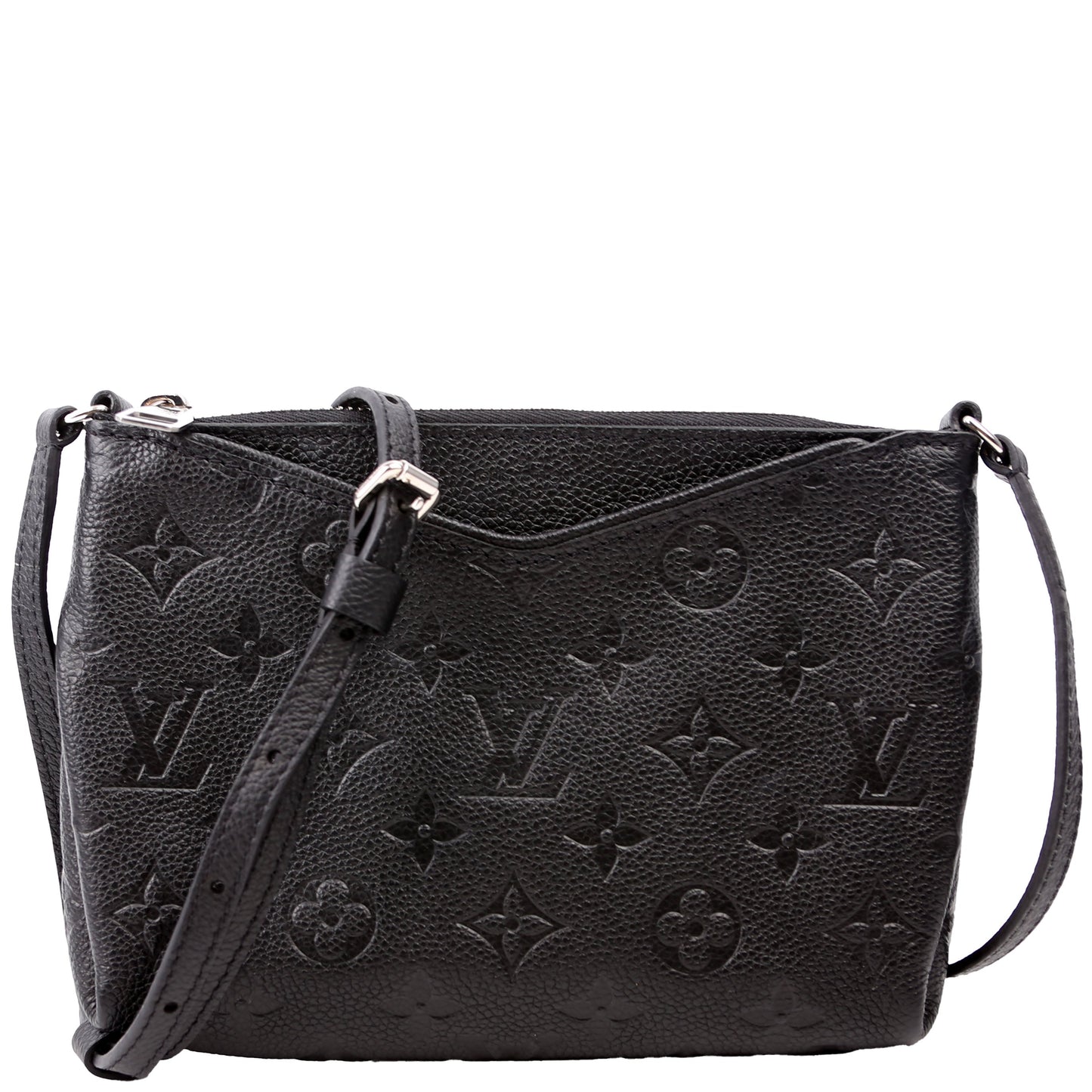 Louis Vuitton Pallas Clutch Uniformes Empreinte Black
