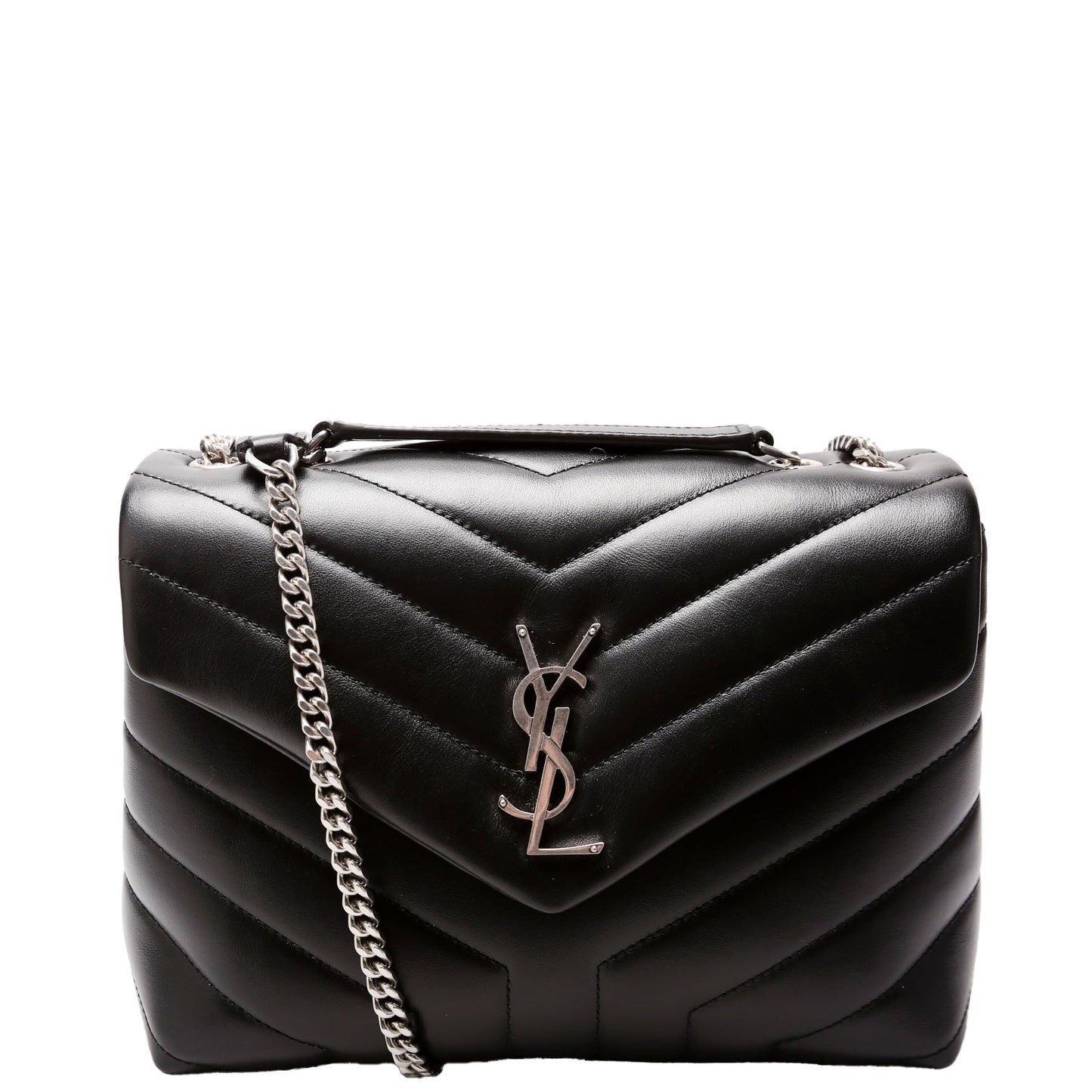 Saint Laurent LouLou Satchel Small 494699 Black Bag