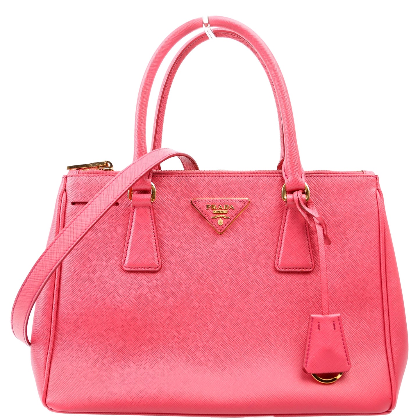 Prada Saffiano Galleria Small Pink Bag