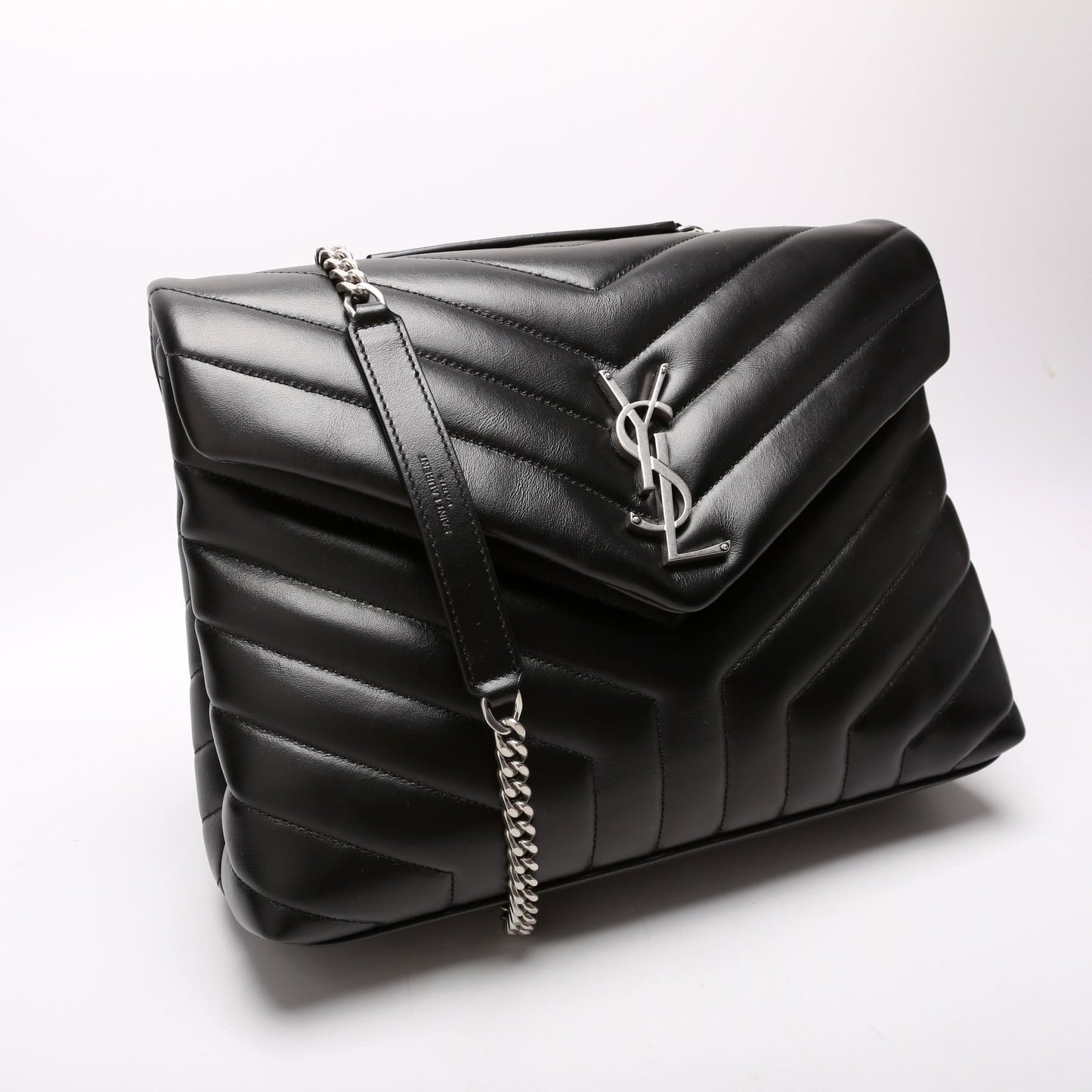 Saint Laurent LouLou Medium Quilted 574946 Black Bag