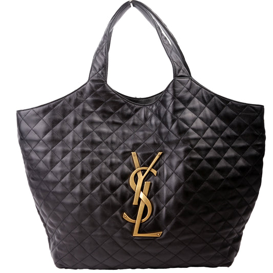 Saint Laurent Maxi Icare Shopping 698651 Black Bag