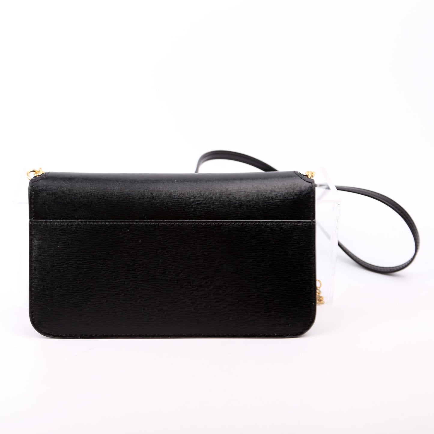 Saint Laurent Cassandra Phone Holder With Strap Black Bag