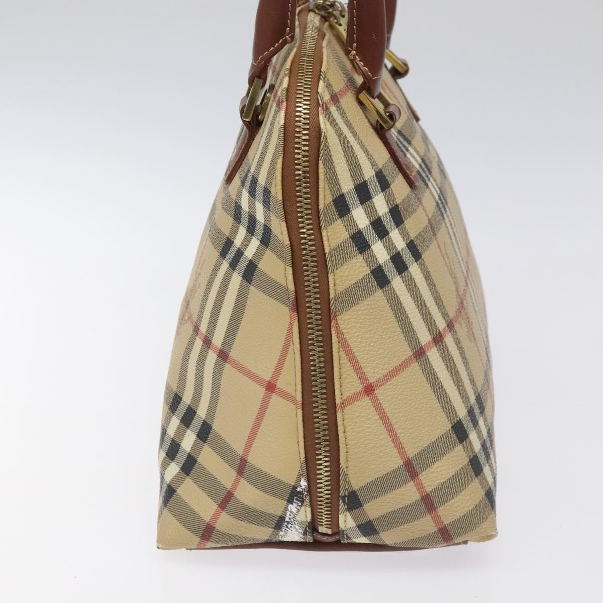 Burberry Nova Check Beige Canvas Handbag ( )