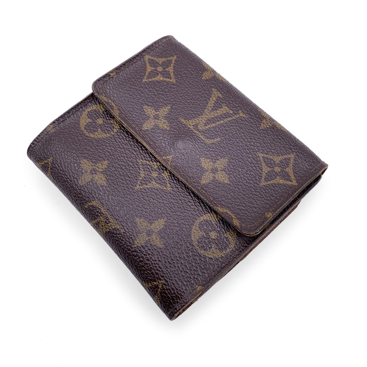 LOUIS VUITTON Monogram Elise Square Compact Wallet M61654