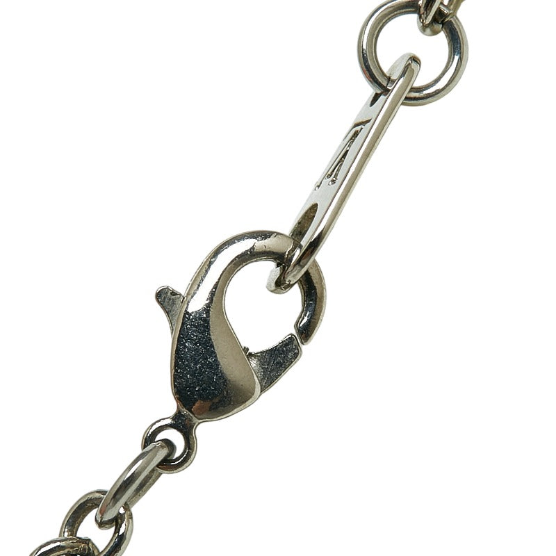 Louis Vuitton Monogram Eclipse Collie Chain Pin-Lock Collar M68875 Silver Metal PVC Louis Vuitton
