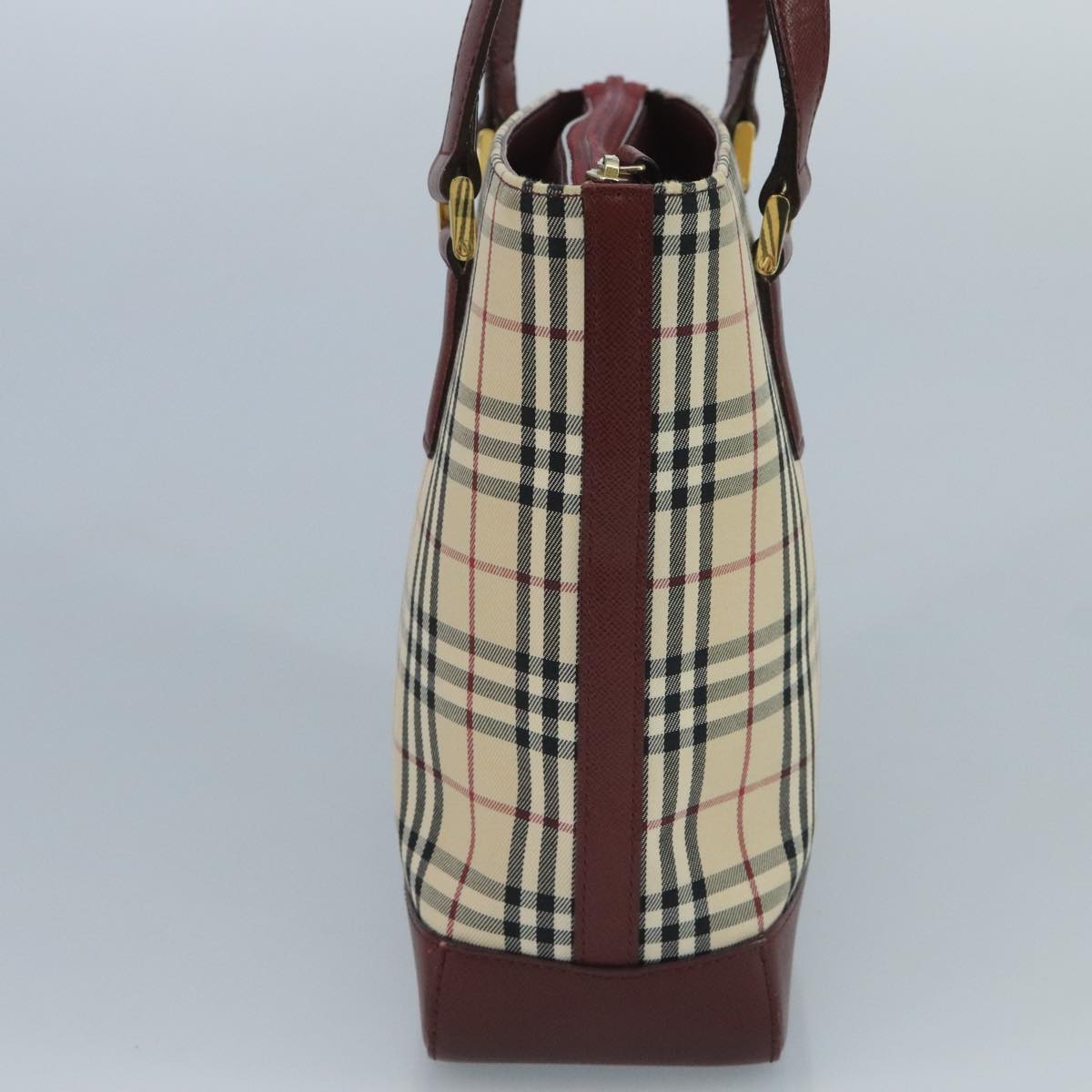 Burberry Nova Check Beige Canvas Tote Bag ( )