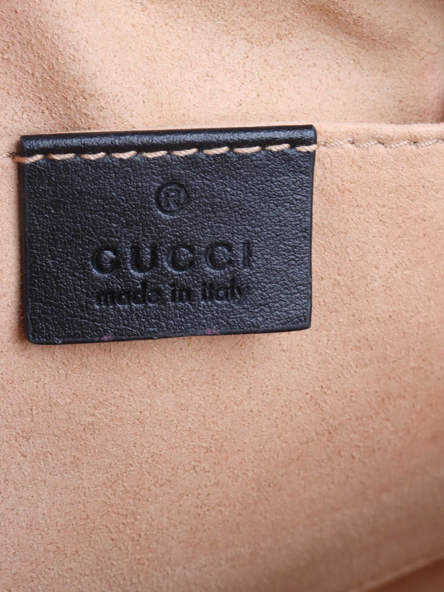 Gucci Small Black Marmont Camera Bag.