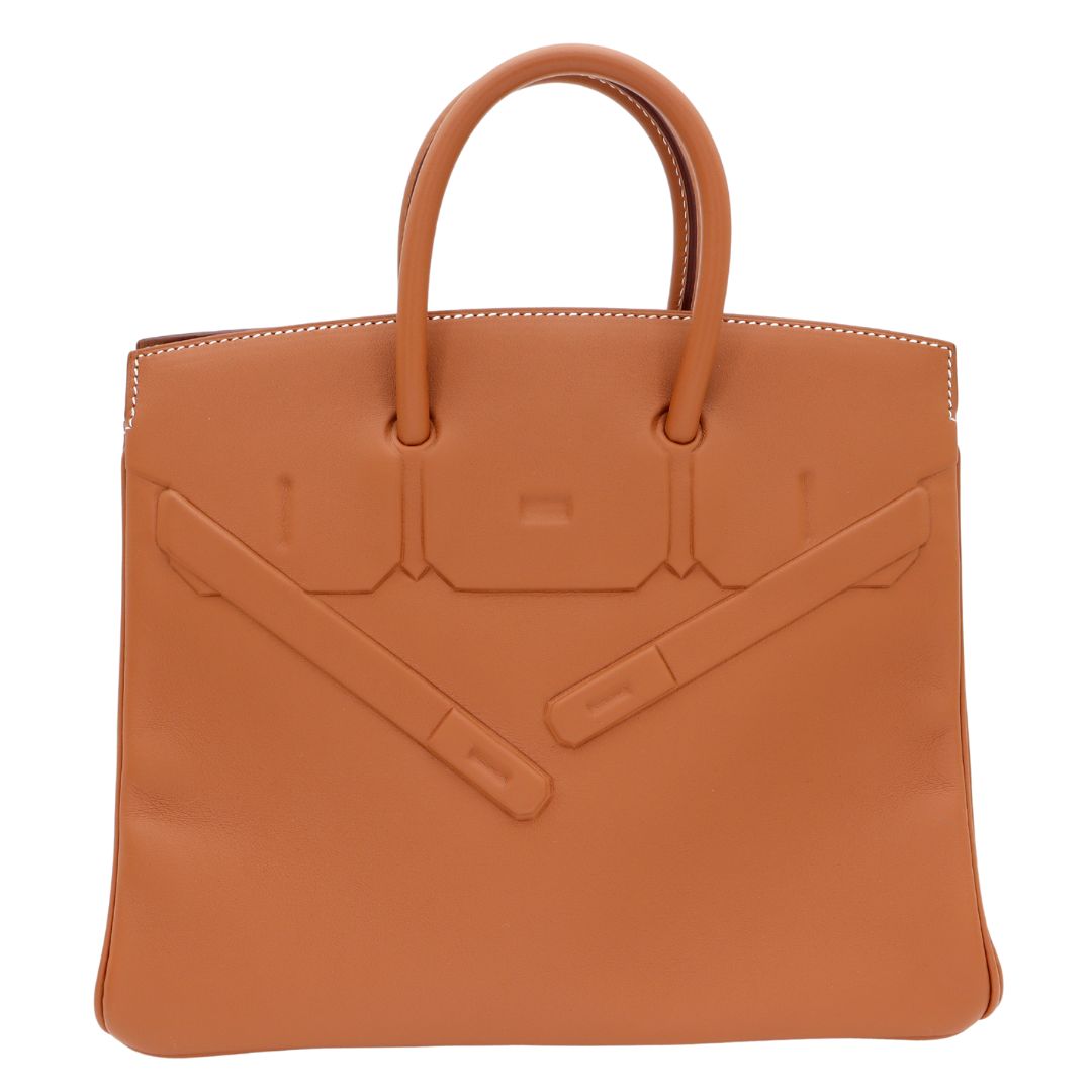 Hermes25cm Birkin Shadow Gold Swift Leather
