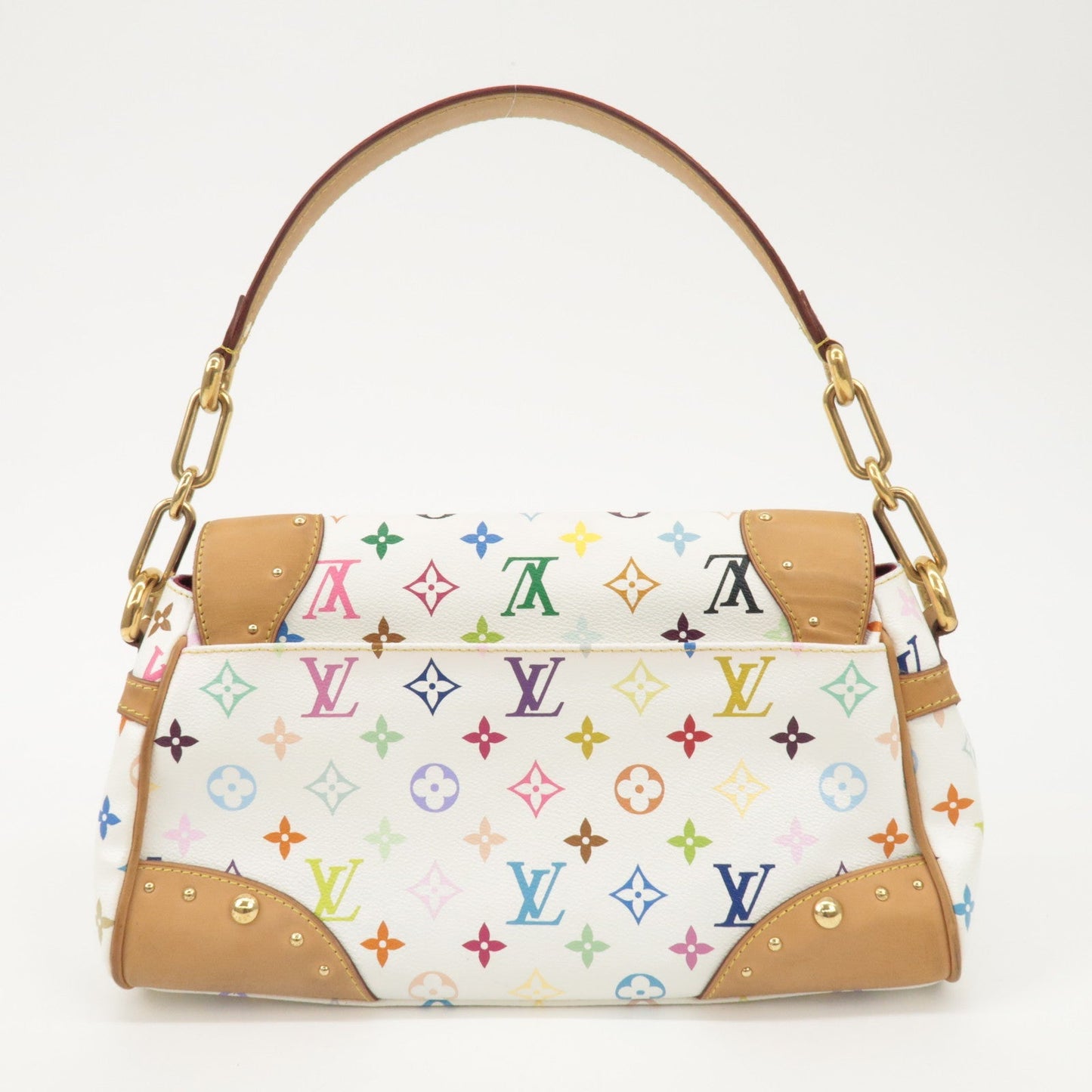 Louis Vuitton Monogram Beverly MM Shoulder Bag Blanc M40203