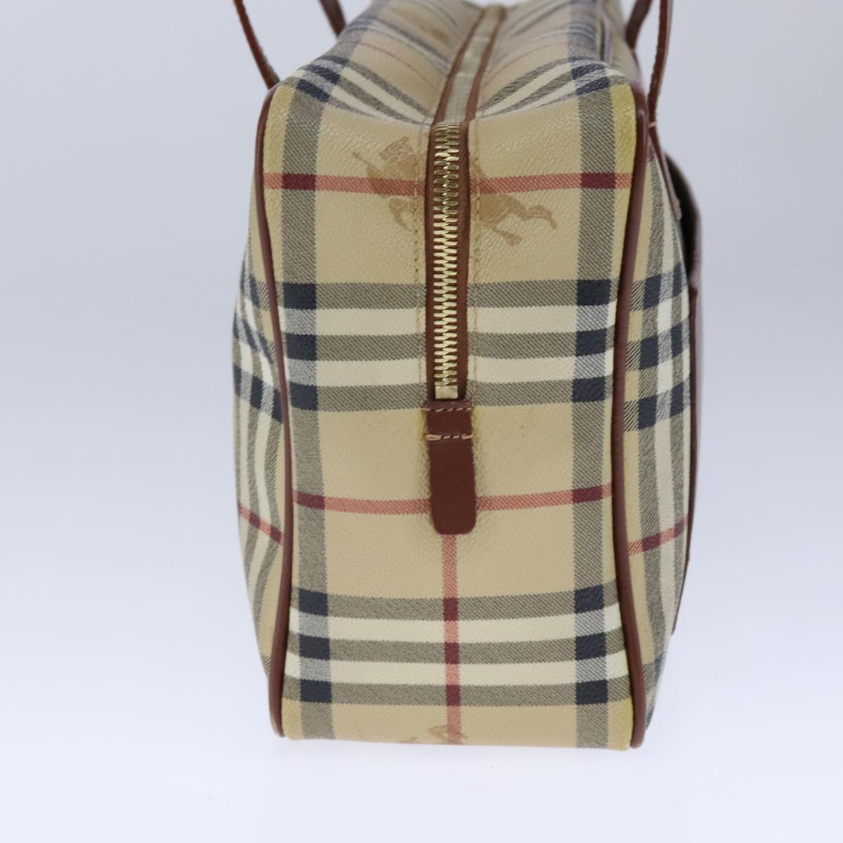 Burberry Nova Check Beige Canvas Handbag ( )