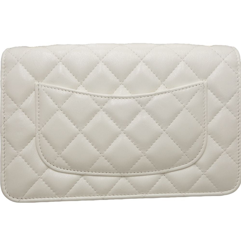 Chanel Lambskin Matelasse Coco Mark Shoulder Bag Classic Flap
