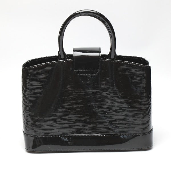 LOUIS VUITTON Handbag Epi Leather, Patent Leather Noir enamel Epi Electric Mirabeau GM Women