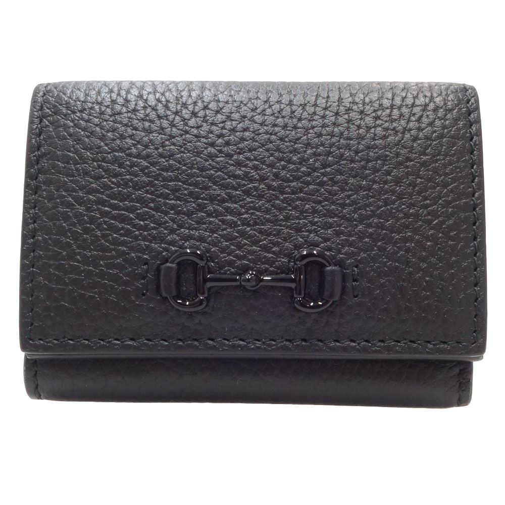 Gucci Horsebit Compact Wallet Black