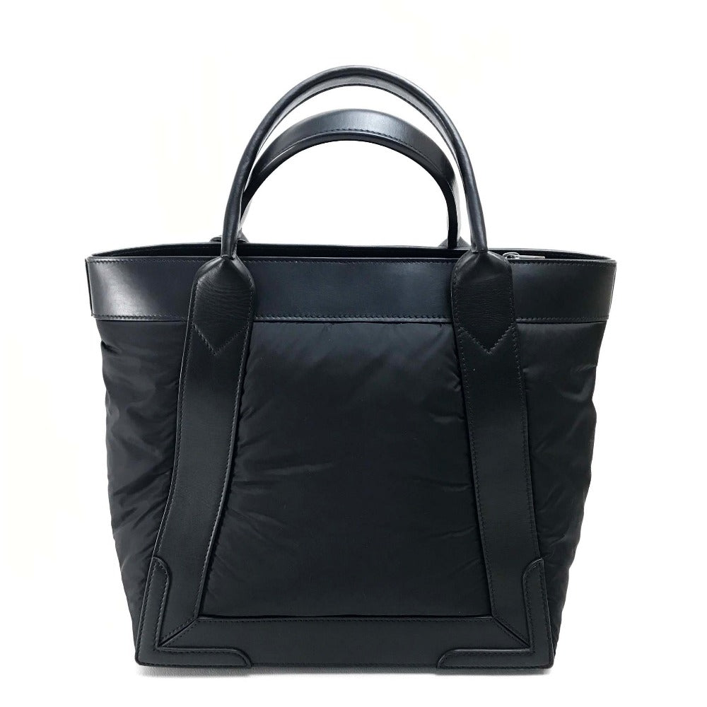 BALENCIAGA Tote Bag 363425 Nylon / leather black Kabas S Women