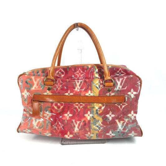LOUIS VUITTON Boston Duffel bag M95734 Plastics, Leather Orange Monogram pulp Weekender PM Women