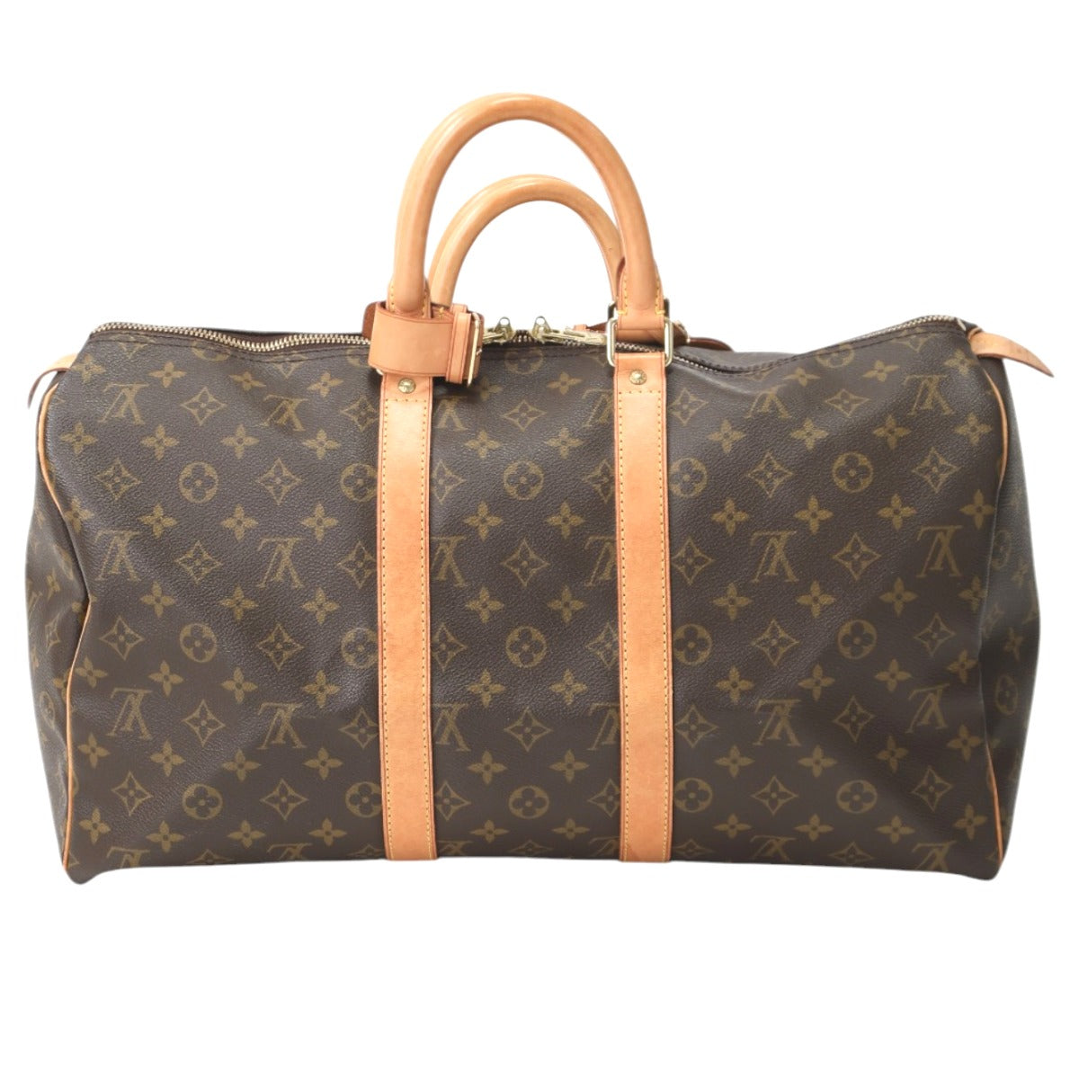 LOUIS VUITTON Boston Duffel bag M41428 Monogram canvas Brown Travel bag Monogram Keepall  45 Women(Unisex)