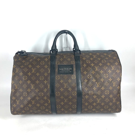 LOUIS VUITTON Boston Duffel bag M41411 Monogram canvas Brown Monogram watercolor Keepall ï¿½Ebandouliere55 unisex(Unisex)