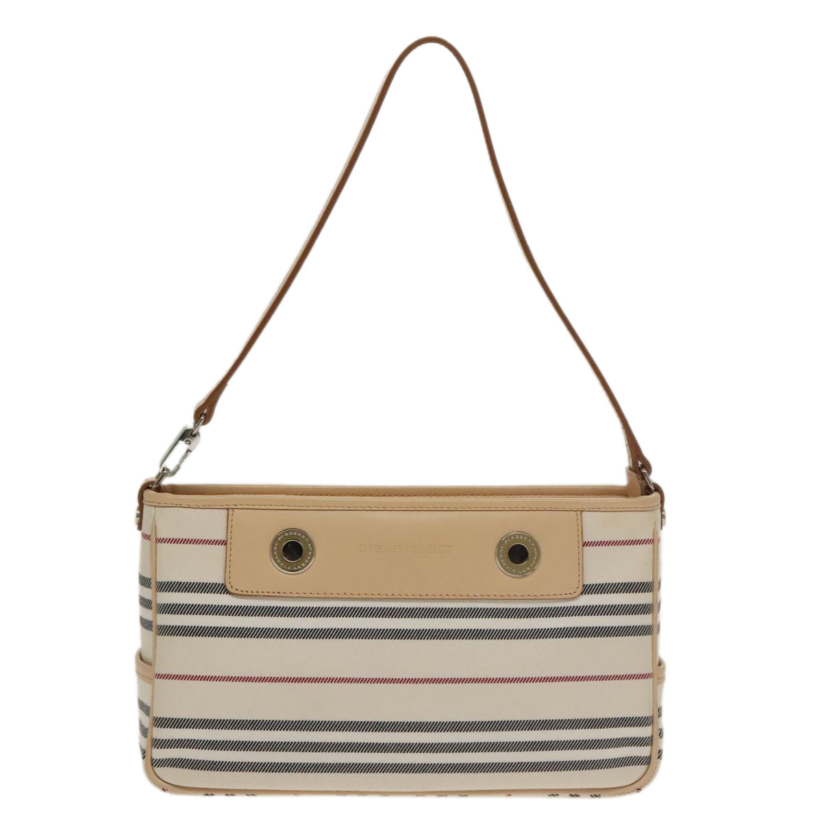 Burberry Nova Check Beige Canvas Shoulder Bag ( )