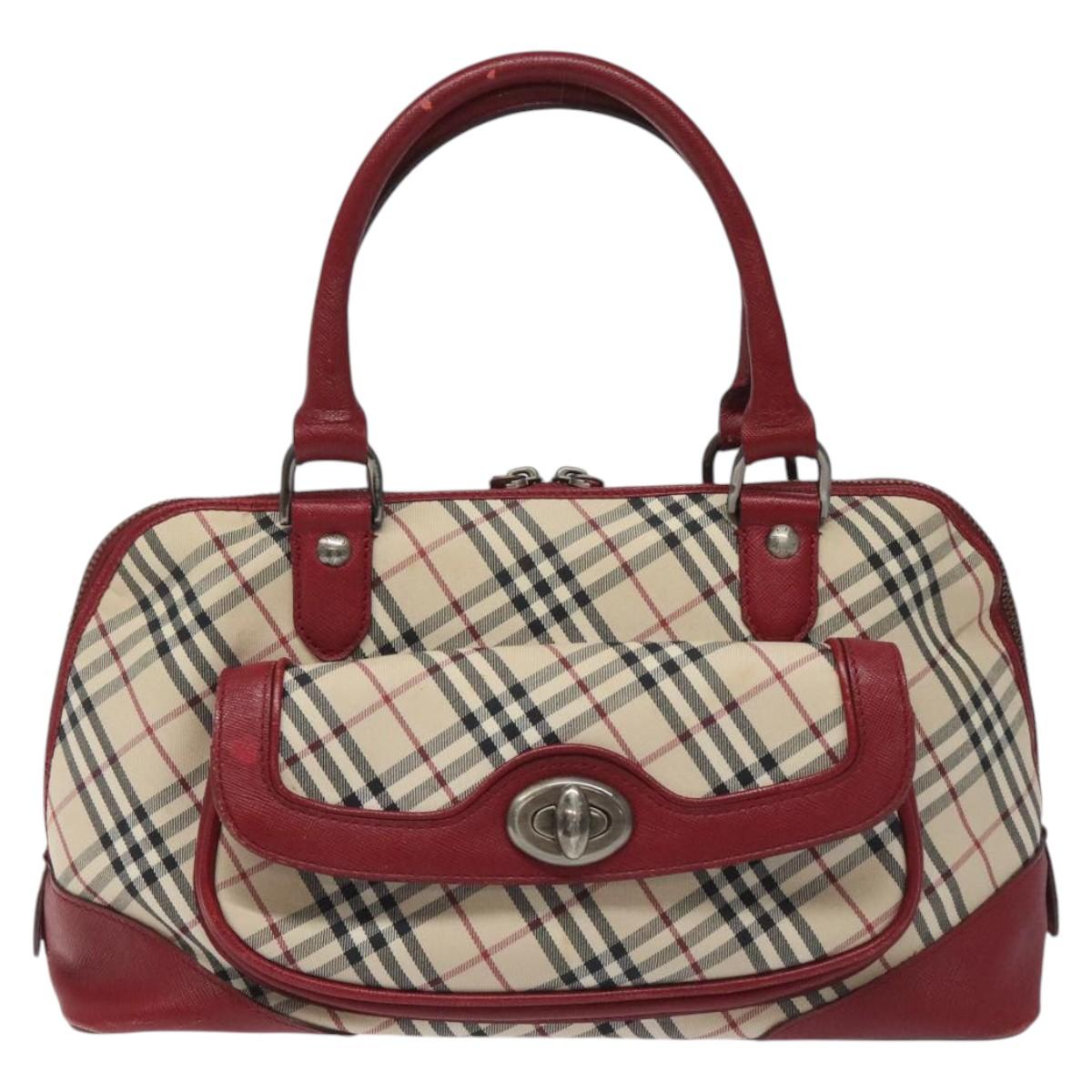 Burberry Nova Check Beige Canvas Handbag ( )