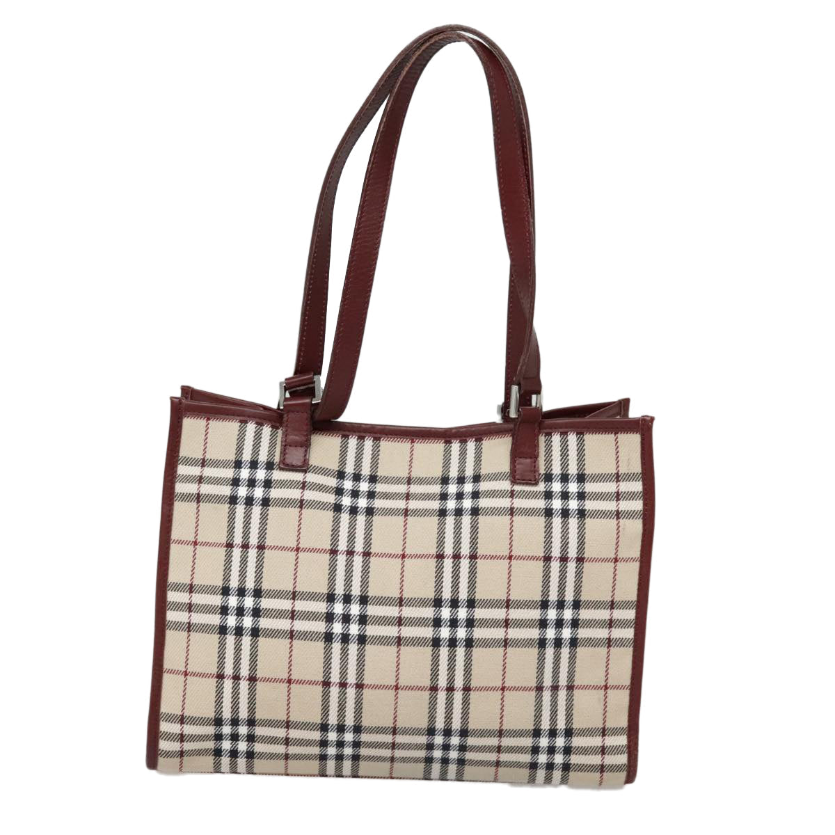 Burberry Nova Check Beige Canvas Tote Bag ( )