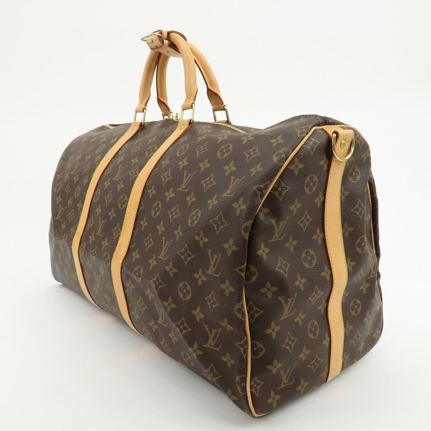 Louis Vuitton Monogram Keep All Bandouliere 55 Boston Bag M41414