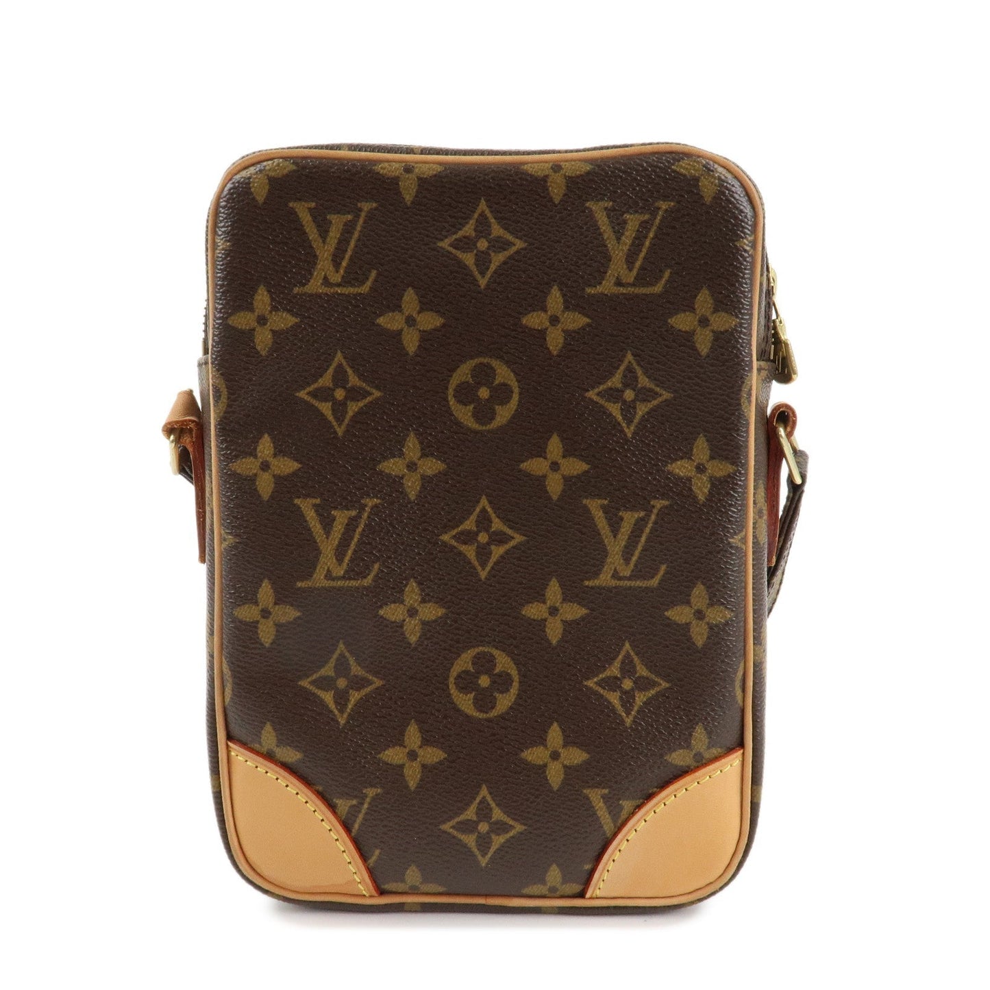 Louis Vuitton Monogram Danube Shoulder Bag Brown M45266