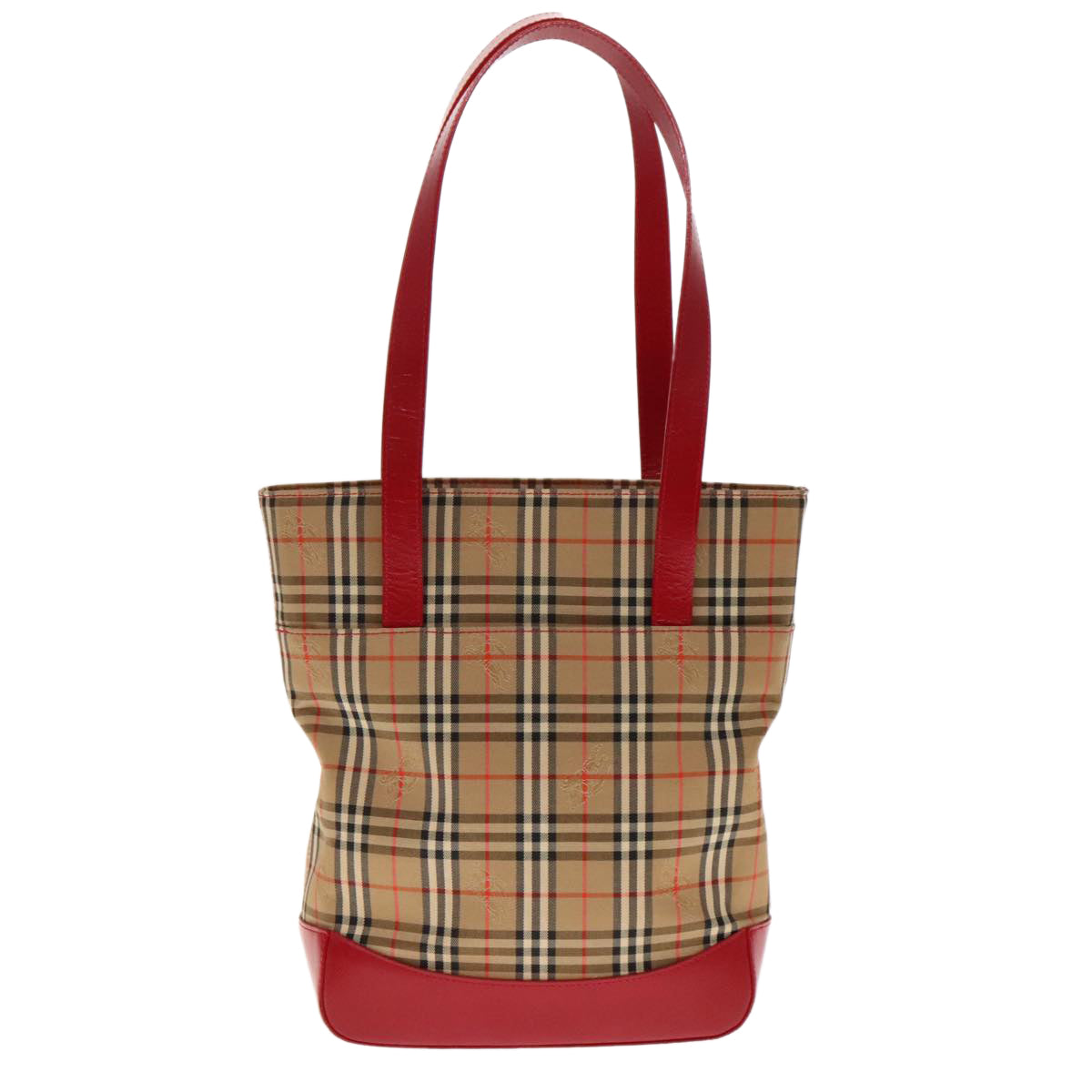 Burberry Nova Check Beige Canvas Shoulder Bag ( )