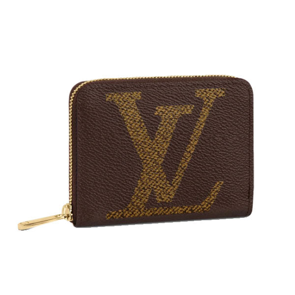 LOUIS VUITTON Coin case M69354 Monogram canvas Brown Zip around purse Giant Monogram unisex(Unisex)