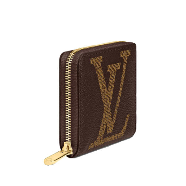LOUIS VUITTON Coin case M69354 Monogram canvas Brown Zip around purse Giant Monogram unisex(Unisex)